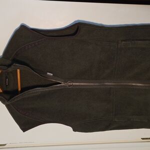 Barbour Olive Green Fleece Vest